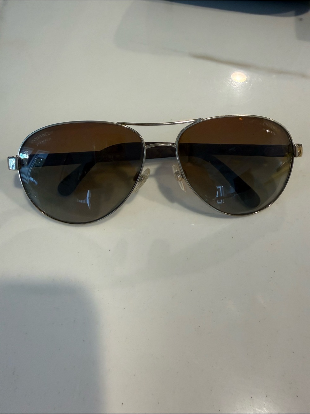 Women’s CHANEL Aviator Sunglasses authentic